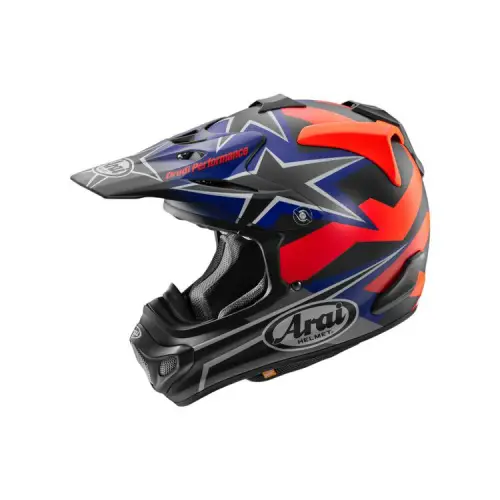 ARAI VX-PRO4 STAR & STRIPS DIRT BIKE HELMET