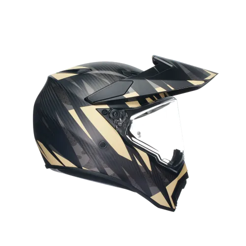 AX9 AGV DOT(E2206) MPLK - STEPPA MATT CARBON/GREY/SAND DUAK SPORT HELMET