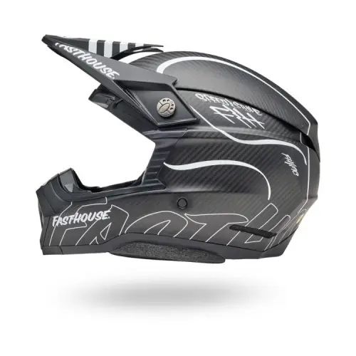 BELL MOTO-10 SPHERICAL FASTHOUSE RAVEN LE DIRT BIKE HELMET