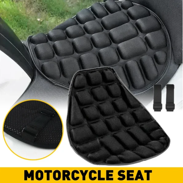 Motorcycle Comfort Gel Seat Cushion Pillow Pad for Pressure Relief
