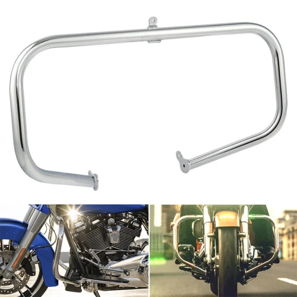 Harley-Davidson Electra Glide Classic FLHTC Fire Rescue Crash Bar and Skid Plate 2011-2013