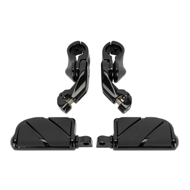 Harley-Davidson DYNA Low rider EFI FXDLI Short Angled Adjustable Highway Pegs With 1 1/4" Clamps 2000-2009