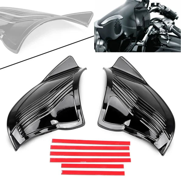 Harley Touring Electra Street Glide Classic FLHTC Inner Fairing Cover Black
