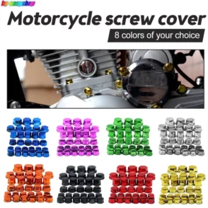 Universal Motorcycle Scooter Screw Nut Bolt Cap Cover Decoration Accessories