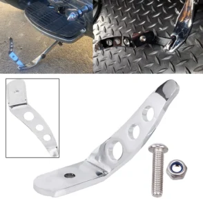 Motorcycle Accessories Kickstand Extension Chrome For Harley Touring Glide FLH