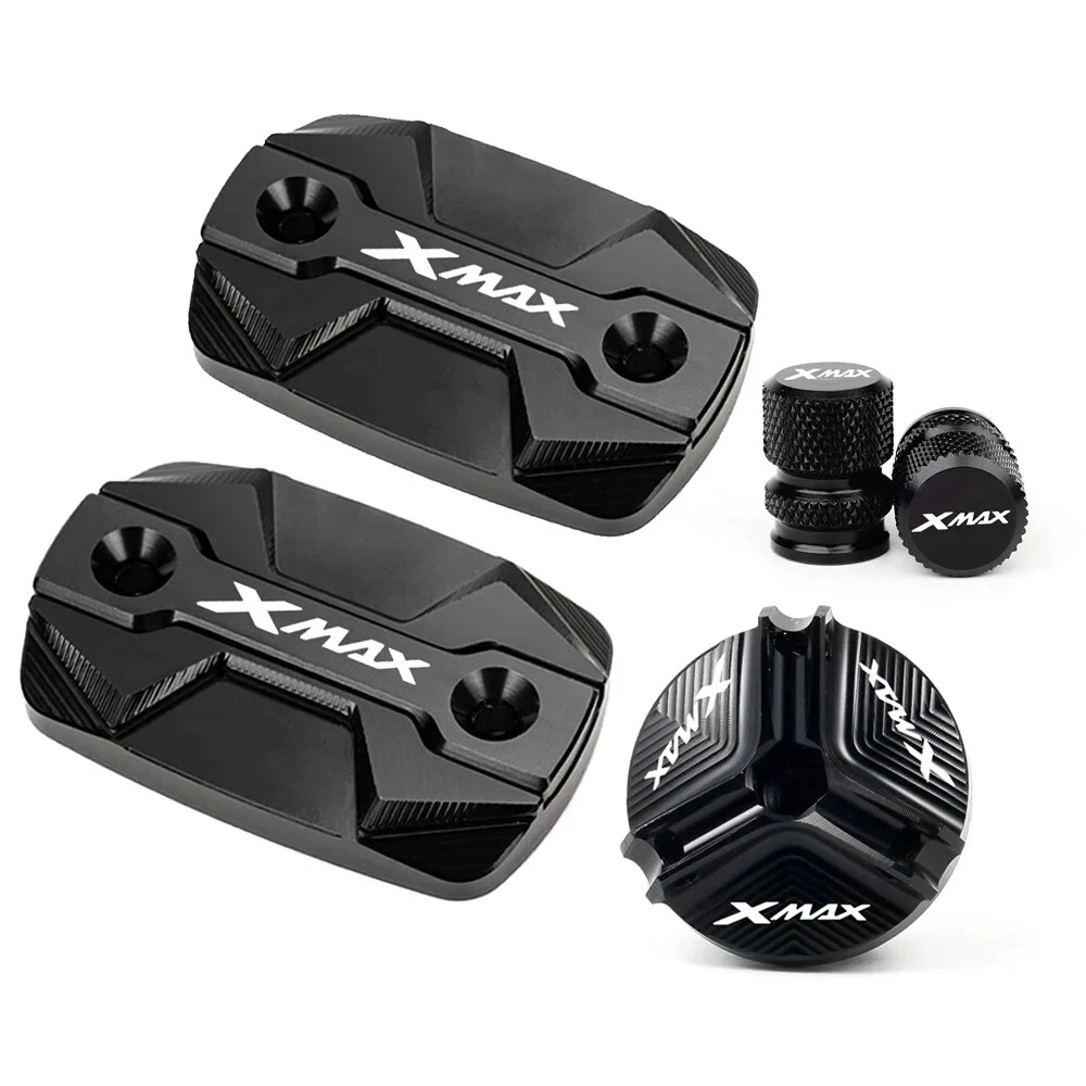 CNC Brake Cover & Oil Filler Cap for Yamaha XMAX 250 300 - Motorcycle Accessories