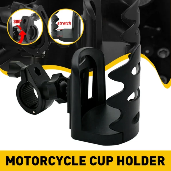Motorcycle Cup Holder Drink Basket ABS Plastic Fits 17 to 32mm Diameter Accessories