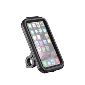 Motorcycle Handlebar Cell Phone Holder Waterproof Bike Case Accessories Black