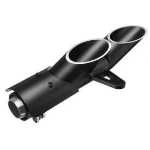 51mm Dual-outlet Exhaust Muffler Pipe - Universal Motorcycle Accessory