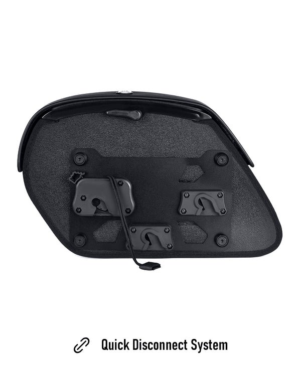 Harley-Davidson DYNA Low rider EFI FXDLI 28L - Baelor Medium Quick Mount Motorcycle Saddlebags 2000-2009