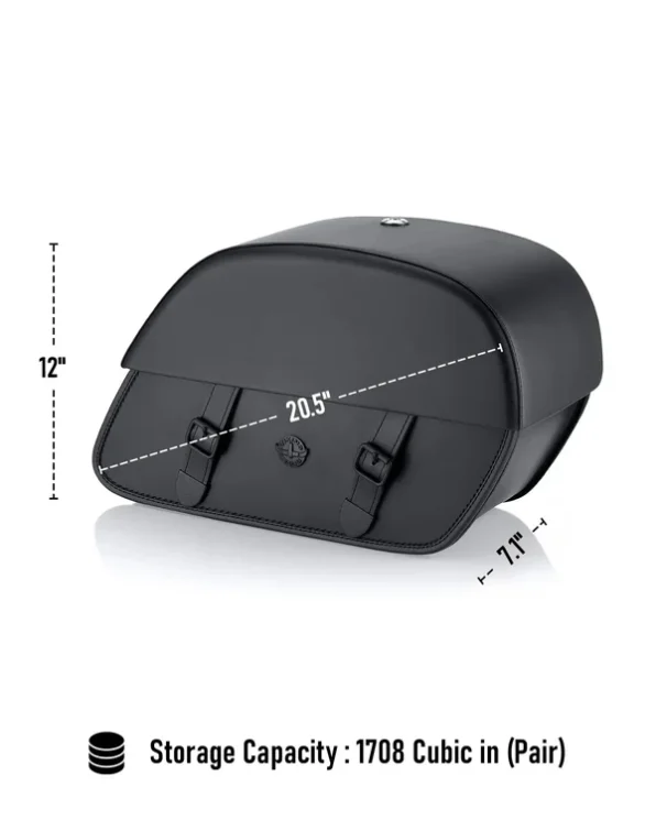 Harley-Davidson DYNA Low rider EFI FXDLI 28L - Baelor Medium Quick Mount Motorcycle Saddlebags 2000-2009