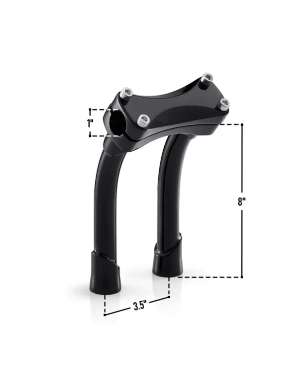 Harley-Davidson DYNA Low rider EFI FXDLI Warlock 8" Pullback Handlebar Risers 2000-2009