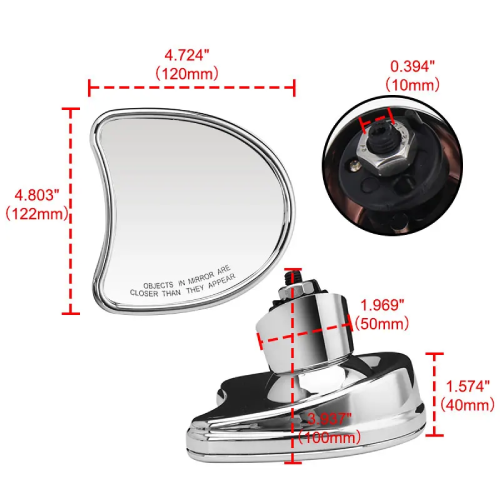 Harley-Davidson Electra Glide Classic EFI FLHTCI Pair Rearview Mirrors 1996-2006