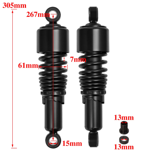 Harley-Davidson Electra Glide Classic EFI FLHTCI Rear Shocks 1996-2006