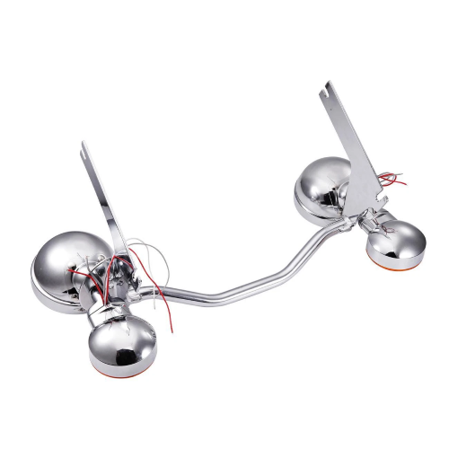 Harley-Davidson Electra Glide Police FLHTP 4.5" LED Passing Lights Turn Signals Bar 2010-2013