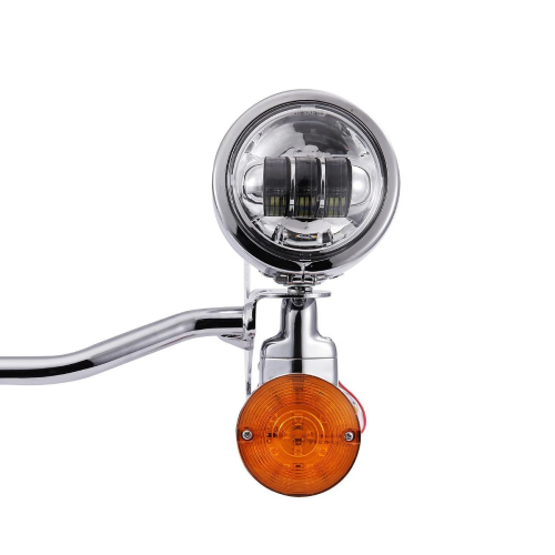 Harley-Davidson Electra Glide Police FLHTP 4.5" LED Passing Lights Turn Signals Bar 2010-2013