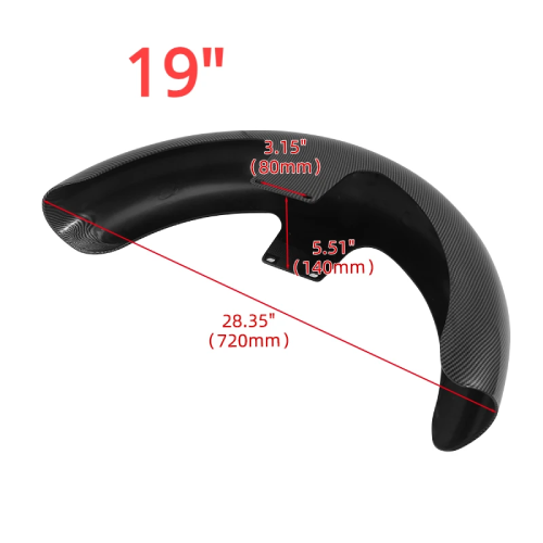 Harley-Davidson Electra Glide Police FLHTP Front Fender with Mounting 2010-2013