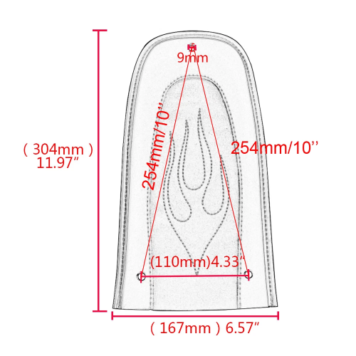 Harley-Davidson Electra Glide Police FLHTP Rear Fender Skin 2010-2013