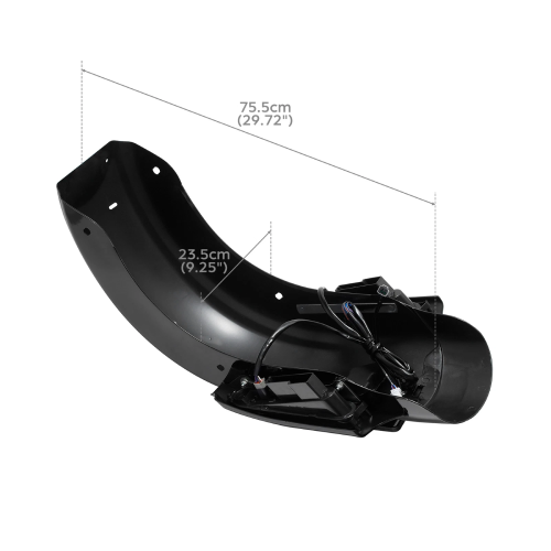 Harley-Davidson Electra Glide Police FLHTP Rear Fender with LED System 2010-2013