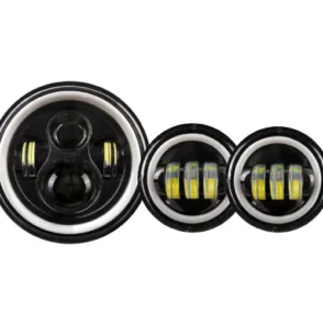 Harley-Davidson Electra Glide Ultra Classic Firefighter SE FLHTCU 7" LED Headlight & 4.5" Passing Lights 2008-2013