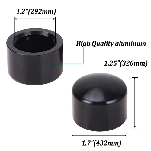 Harley-Davidson Electra Glide Ultra Classic Firefighter SE FLHTCU Front Axle Cover 2008-2013