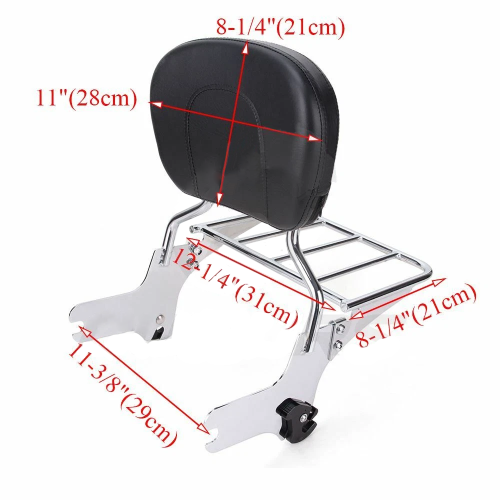 Harley-Davidson Electra Glide Ultra Classic Firefighter SE FLHTCU Sissy Bar Luggage Rack 2008-2009