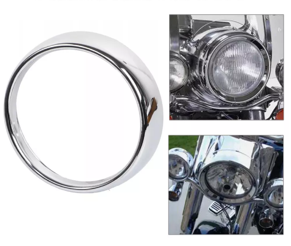 Harley-Davidson Electra Glide Ultra Limited FLHTK 7" Headlight Trim Ring 2014-2015