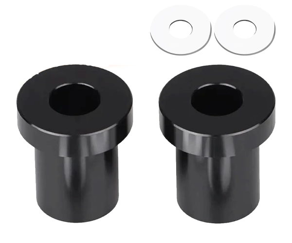 Harley-Davidson Electra Glide Ultra Limited FLHTK Black Solid Riser Bushings Kit 2010-2014