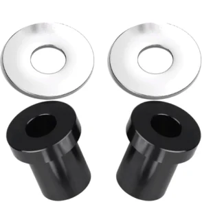 Harley-Davidson Electra Glide Ultra Limited FLHTK Black Solid Riser Bushings Kit 2010-2014