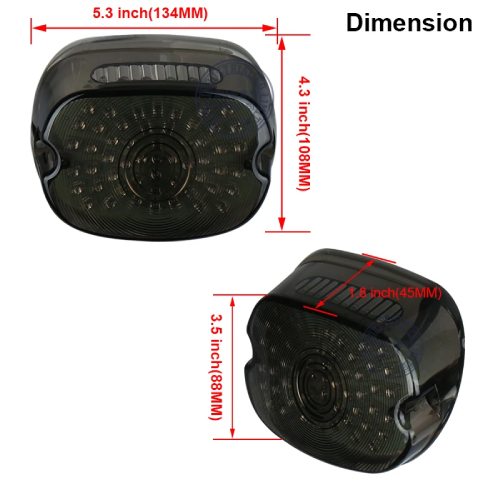 Harley-Davidson Electra Glide Ultra Limited FLHTK Rear Turn Signal LED Tail Light 2010-2022