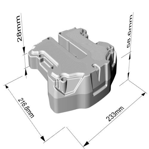 Harley-Davidson Electra Glide Ultra Limited FLHTK Top Rocker Box cover 2017-2023