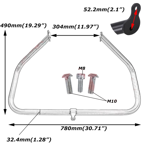 Harley-Davidson Electra Glide CVO Ultra Classic FLHTCUSE5 Engine Crash Bar 2010