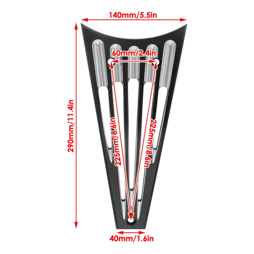 Harley-Davidson Electra Glide CVO Ultra Classic FLHTCUSE5 Radiator Cover Frame Grill 2010