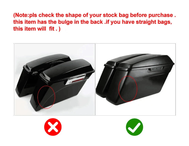 Harley-Davidson Electra Glide CVO Ultra Classic FLHTCUSE5 Saddlebag Extensions 2010