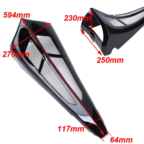 Harley-Davidson Electra Glide CVO Ultra Classic FLHTCUSE6 Front Chin Fairing Mudguard Kit 2011