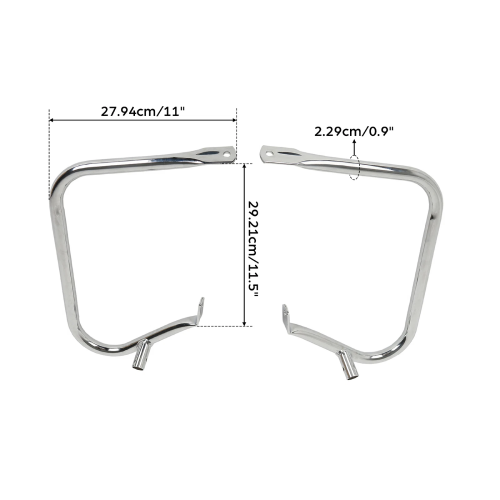Harley-Davidson Electra Glide CVO Ultra Classic FLHTCUSE6 Hard Saddlebag Guards Bracket 2011 