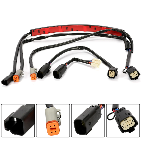 Harley-Davidson Electra Glide CVO Ultra Classic FLHTCUSE6 Rear Fender with LED System 2011