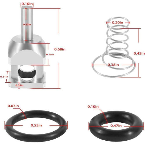 Harley-Davidson Electra Glide Classic Anniversary FLHTC Fuel Tool EFI Check Valve Rebuild Kit 2003