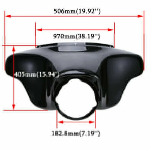 Harley-Davidson Electra Glide Classic Anniversary FLHTC Headlight Batwing Fairing 2003