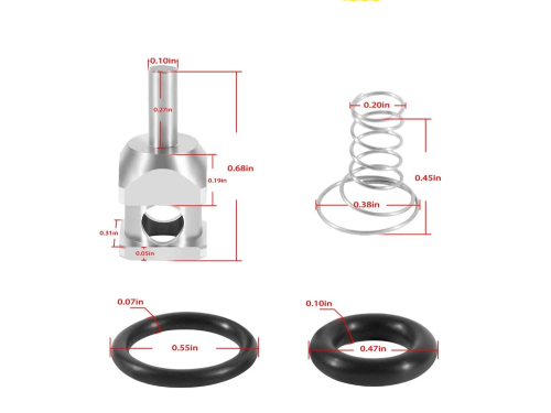 Harley-Davidson Electra Glide Ultra Classic Anniversary EFI FLHTCUI Fuel Tool EFI Check Valve Rebuild Kit 2003
