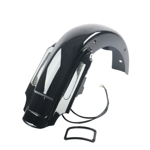 Harley-Davidson Electra Glide Ultra Classic Peace Officer SE EFI FLHTCUI 4" Extended Rear Fender with LED 2006-2007