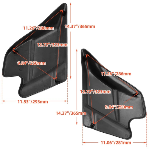 Harley-Davidson Electra Glide Ultra Classic Peace Officer SE EFI FLHTCUI Battery Side Covers 2006-2007