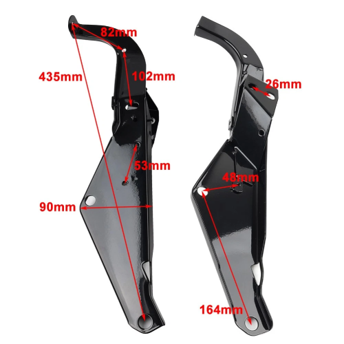 Harley-Davidson Electra Glide Ultra Classic Peace Officer SE EFI FLHTCUI Batwing Outer Fairing Support Bracket 2006-2007