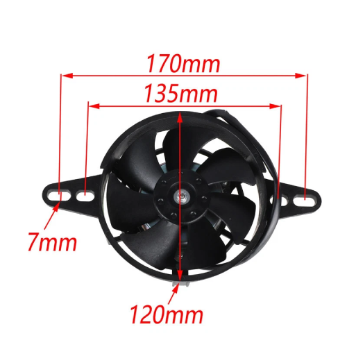 Harley-Davidson Electra Glide Ultra Classic Peace Officer SE EFI FLHTCUI Engine Oil Cooler Cooling Fan 2006-2007