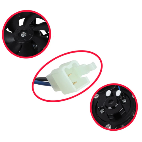 Harley-Davidson Electra Glide Ultra Classic Peace Officer SE EFI FLHTCUI Engine Oil Cooler Cooling Fan 2006-2007