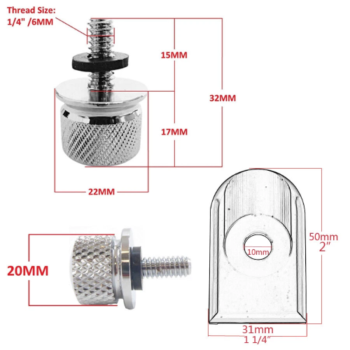 Harley-Davidson Electra Glide Ultra Classic Peace Officer SE EFI FLHTCUI Rear Fender Seat Bolt Screw 2006-2007
