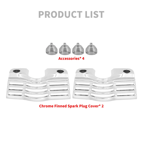 Harley-Davidson Electra Glide Ultra Classic Peace Officer SE EFI FLHTCUI Slotted Spark Plug Covers 2006-2007
