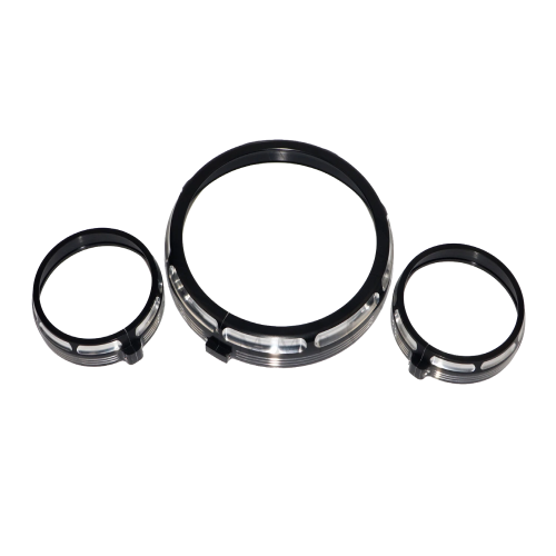 Harley-Davidson Electra Glide Ultra Classic Peace Officer SE FLHTCU 7" Headlight Fog Light Trim Ring 2008-2013