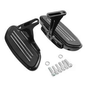 Harley-Davidson Electra Glide Ultra Classic Peace Officer SE FLHTCU Black Passenger Floorboards 2008-2013