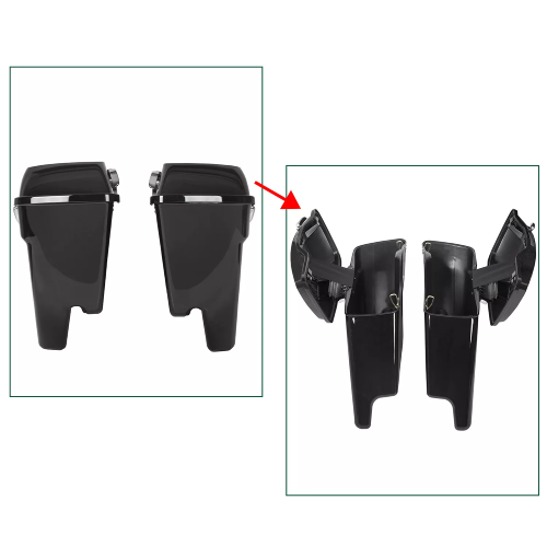 Harley-Davidson Electra Glide Ultra Classic Peace Officer SE FLHTCU Hard Saddle Bag 2008-2013